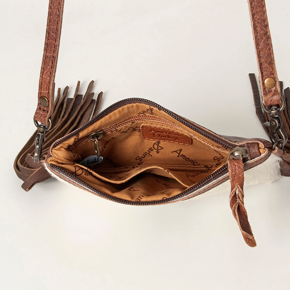American Darling Small Crossbody Hair On Genuine Leather Women Bag Western Handbag Purse