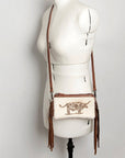 American Darling Small Crossbody Hair On Genuine Leather Women Bag Western Handbag Purse