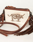 American Darling Small Crossbody Hair On Genuine Leather Women Bag Western Handbag Purse