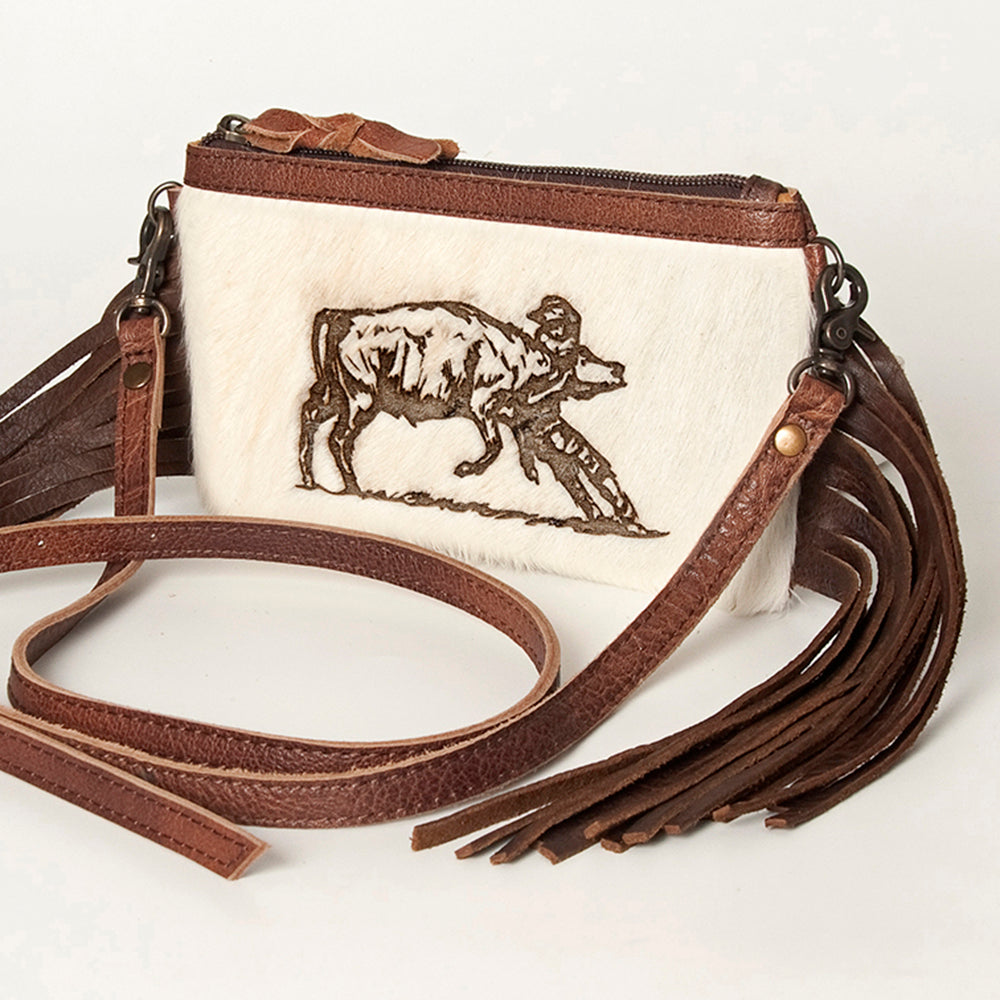 American Darling Small Crossbody Hair On Genuine Leather Women Bag Western Handbag Purse
