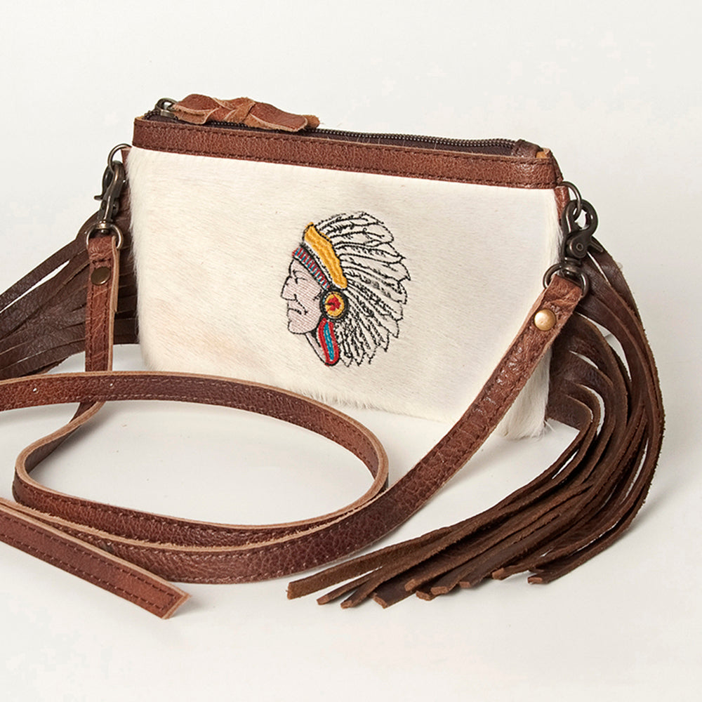 American Darling Small Crossbody Hair On Genuine Leather Women Bag Western Handbag Purse