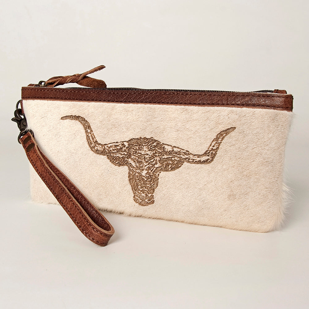 American Darling Wristlet Hair on Genuine Leather Western Women Bag | Handbag Purse | Women Wristlet | Wristlet Wristlet | Travel Wristlet | Leather Wristlet | Clutch Wristlet