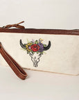 American Darling Wristlet Genuine Leather Women Bag W. Handbag Purse –