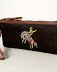 American Darling Wristlet Genuine Leather Women Bag W. Handbag Purse –