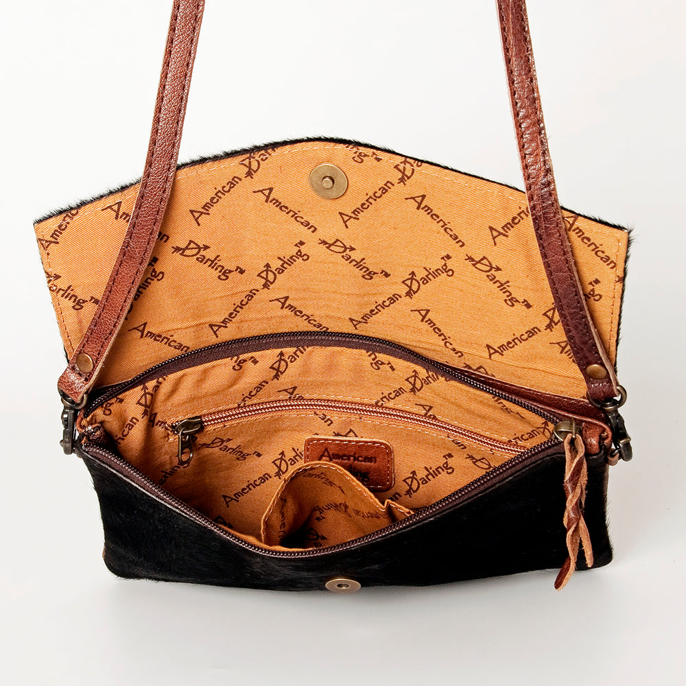 American Darling ADBGS178AA Envelope Hair-On Genuine Leather Women Bag Western Handbag Purse