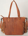 American Darling Women's Tote Bag Western Hair-On Genuine Leather Handbag