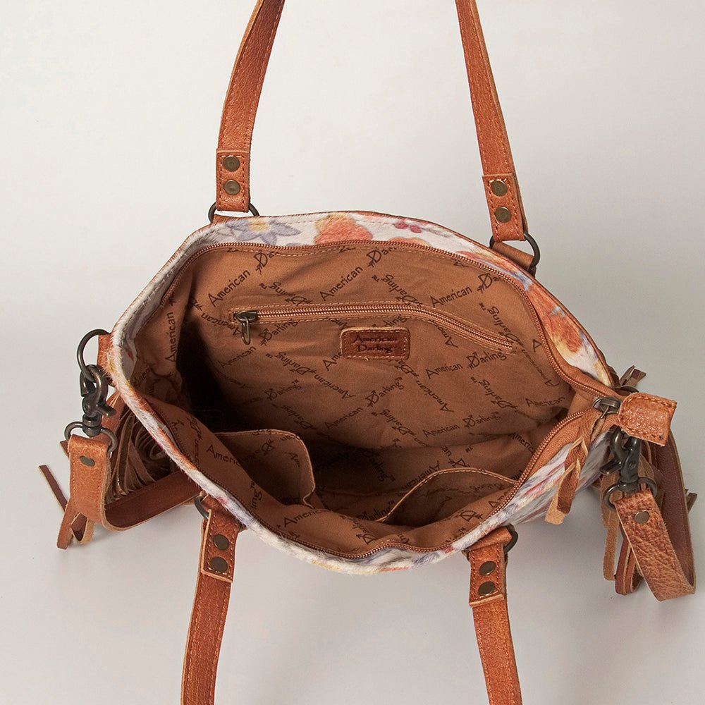 American Darling Women's Tote Bag Western Hair-On Genuine Leather Handbag