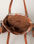 American Darling Women's Tote Bag Western Hair-On Genuine Leather Handbag