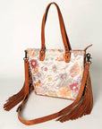 American Darling Women's Tote Bag Western Hair-On Genuine Leather Handbag