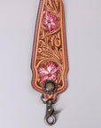 American Darling Hand Tooled Genuine Leather Crossbody Handle Strap for Bags Phone Wallet Purse Clutch