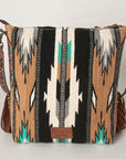 American Darling Saddle Blanket Genuine Leather Women Bag Western Handbag Purse