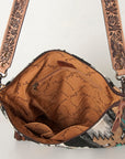 American Darling Saddle Blanket Genuine Leather Women Bag Western Handbag Purse