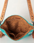 American Darling Saddle Blanket Genuine Leather Women Bag Western Handbag Purse