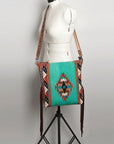 American Darling Saddle Blanket Genuine Leather Women Bag Western Handbag Purse