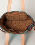 American Darling Tote Saddle Blanket Genuine Leather Women Bag Western Handbag Purse