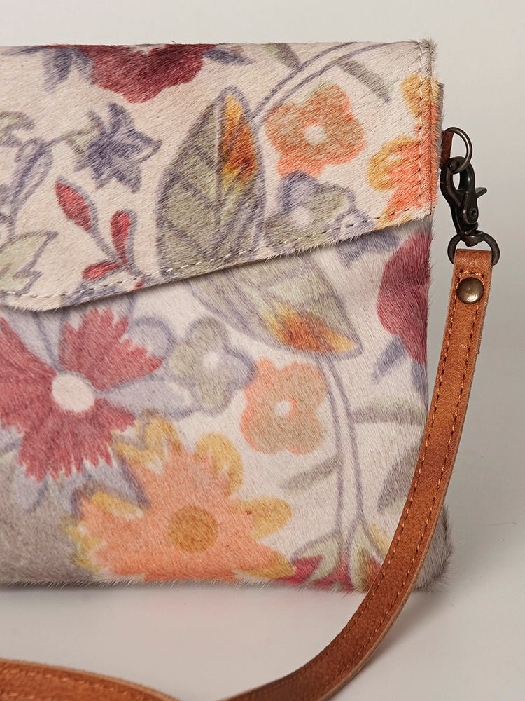 American Darling Women's Envelope Bag Western Hair-On Genuine Leather Handbag