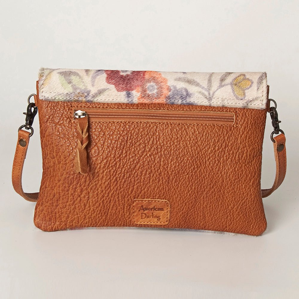 American Darling Women's Envelope Bag Western Hair-On Genuine Leather Handbag