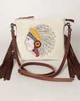 American Darling Small Crossbody Genuine Leather women bag western handbag purse