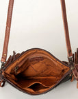 American Darling Small Crossbody Saddle Blanket Genuine Leather women bag western handbag purse