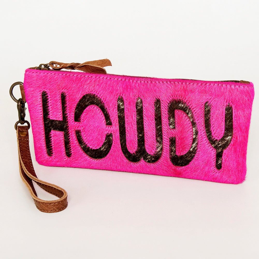 American Darling Wristlet Genuine Leather Women Bag W. Handbag Purse –