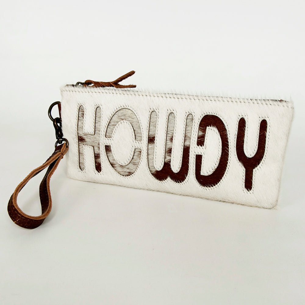 American Darling Wristlet Genuine Leather Women Bag W. Handbag Purse –