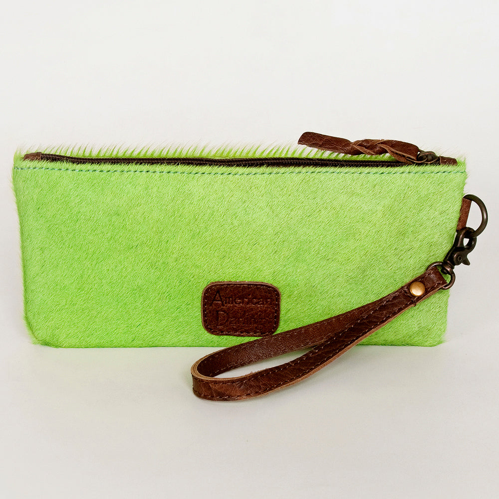 American Darling ADBG344CD Wristlet Hair On Genuine Leather women bag western handbag purse