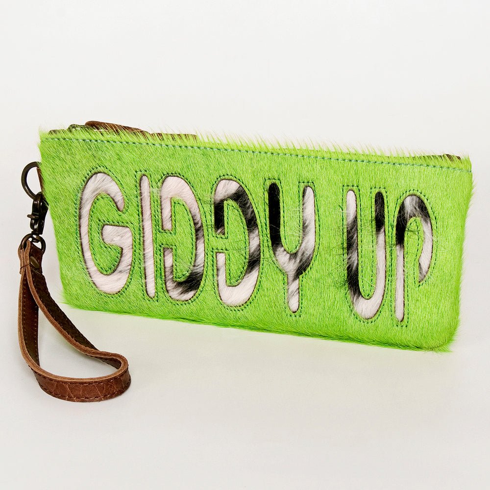 American Darling Wristlet Genuine Leather Women Bag W. Handbag Purse –