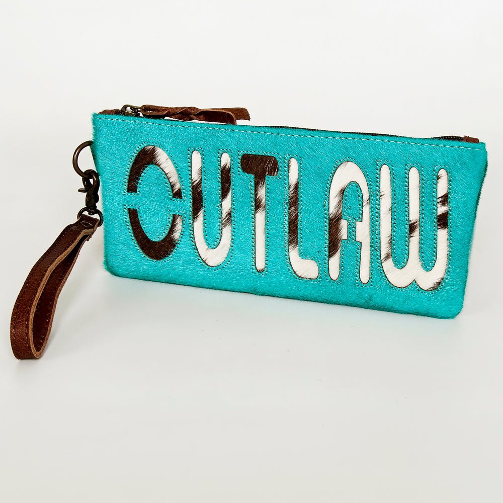 American Darling Wristlet Genuine Leather Women Bag W. Handbag Purse –