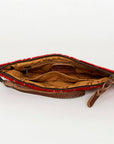 American Darling ADBG344CM Wristlet Hair On Genuine Leather women bag western handbag purse