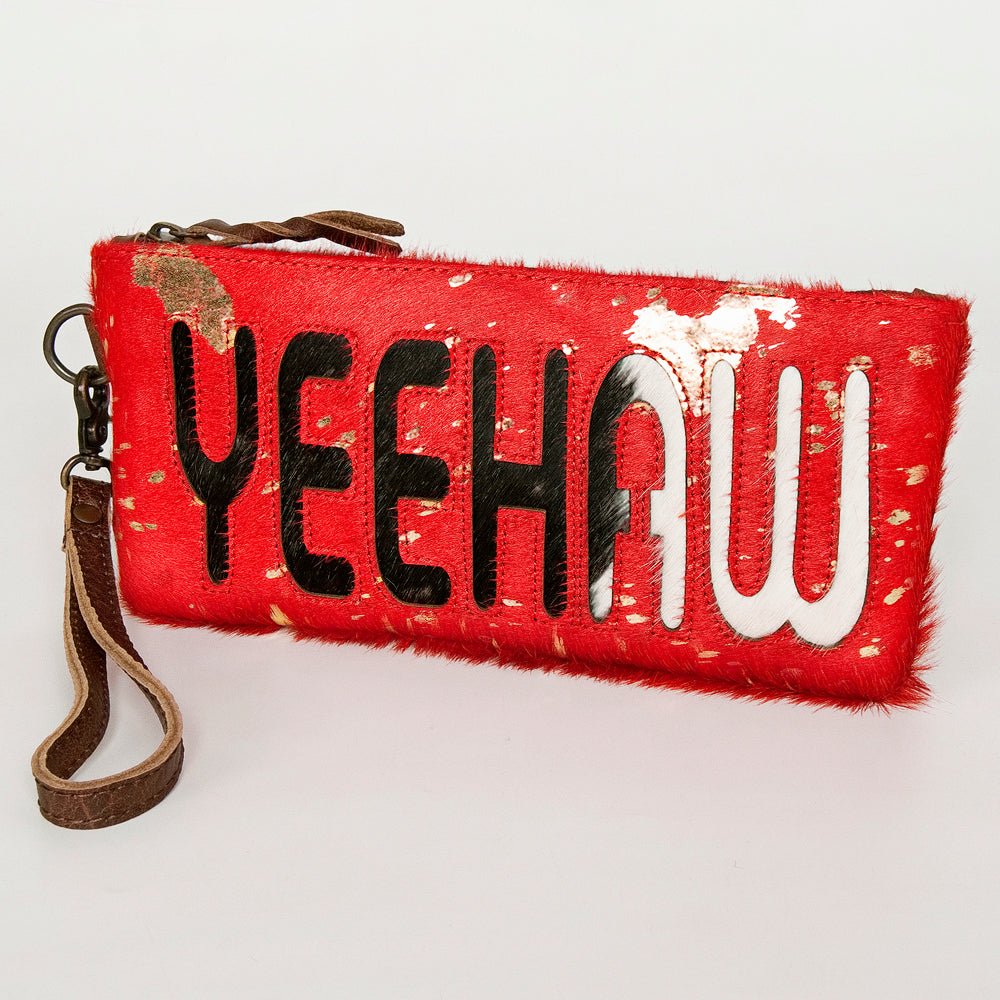 American Darling Wristlet Genuine Leather Women Bag W. Handbag Purse –