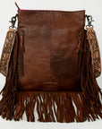 American Darling ADBGS192AU Messenger Hair-On Genuine Leather Women Bag Western Handbag Purse