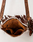 American Darling ADBGS192AY Messenger Hair-On Genuine Leather Women Bag Western Handbag Purse