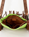 American Darling ADBGS192AZ Messenger Hair-On Genuine Leather Women Bag Western Handbag Purse