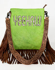 American Darling ADBGS192BB Messenger Hair-On Genuine Leather Women Bag Western Handbag Purse