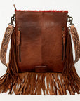 American Darling ADBGS192BJ Messenger Hair-On Genuine Leather Women Bag Western Handbag Purse