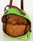 American Darling Hair On Genuine Leather Women Bag Western Handbag Purse