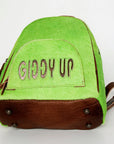 American Darling Hair On Genuine Leather Women Bag Western Handbag Purse