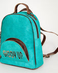 American Darling Hand Tooled Hair On Genuine Leather Women Bag Western Handbag Purse