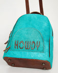 American Darling Hand Tooled Hair On Genuine Leather Women Bag Western Handbag Purse