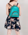 American Darling Hand Tooled Hair On Genuine Leather Women Bag Western Handbag Purse
