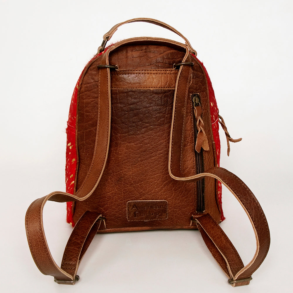 American Darling Hand Tooled Hair On Genuine Leather Women Bag Western Handbag Purse