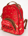 American Darling Hand Tooled Hair On Genuine Leather Women Bag Western Handbag Purse