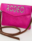 American Darling ADBGS178AC Envelope Hair-On Genuine Leather Women Bag Western Handbag Purse