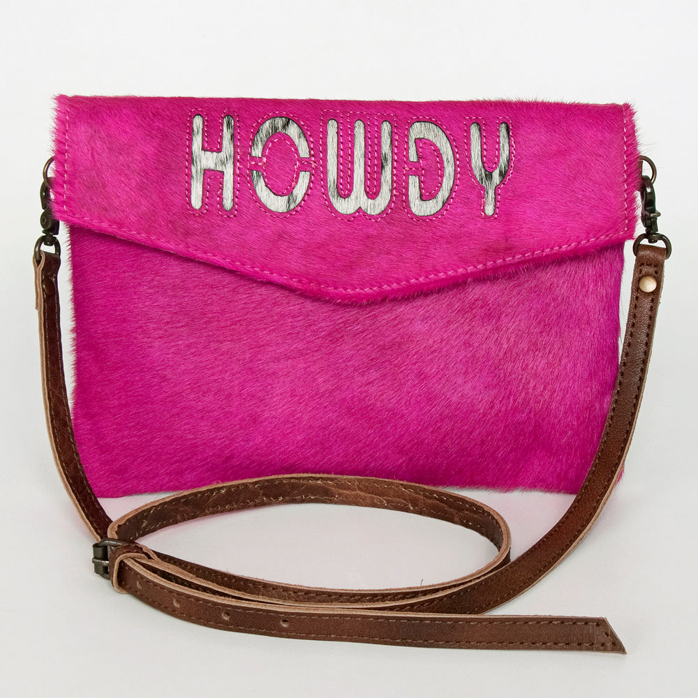 American Darling ADBGS178AE Envelope Hair-On Genuine Leather Women Bag Western Handbag Purse
