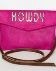 American Darling ADBGS178AE Envelope Hair-On Genuine Leather Women Bag Western Handbag Purse