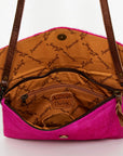 American Darling ADBGS178AE Envelope Hair-On Genuine Leather Women Bag Western Handbag Purse