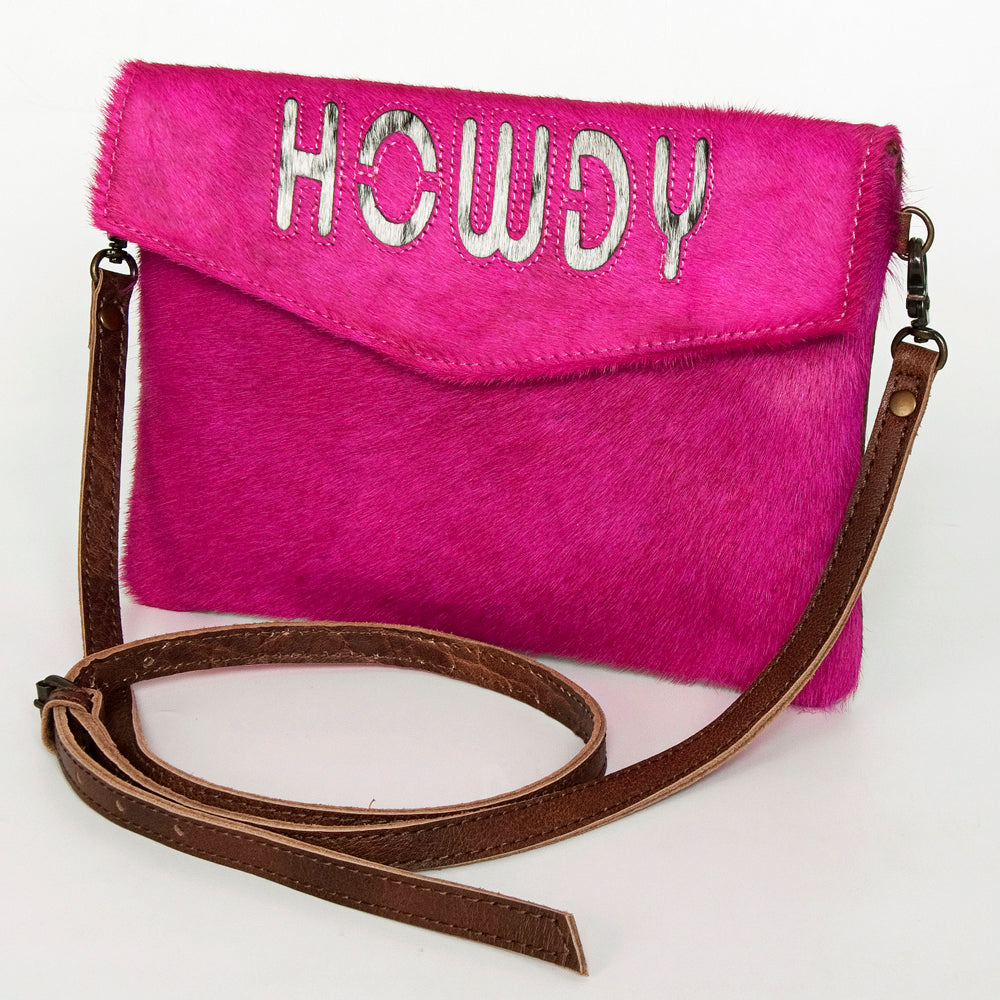 American Darling ADBGS178AE Envelope Hair-On Genuine Leather Women Bag Western Handbag Purse