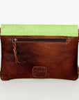 American Darling ADBGS178AK Envelope Hair-On Genuine Leather Women Bag Western Handbag Purse