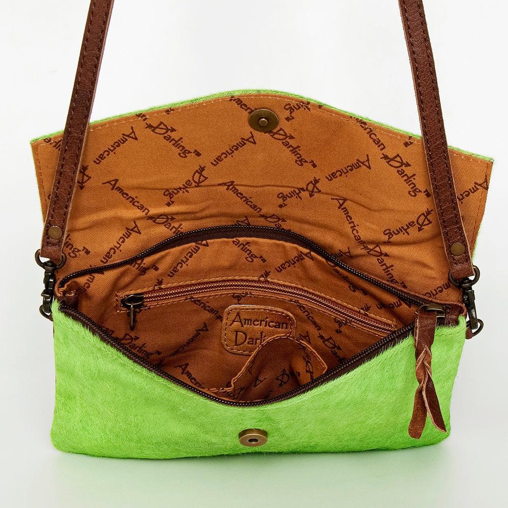 American Darling ADBGS178AK Envelope Hair-On Genuine Leather Women Bag Western Handbag Purse