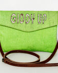 American Darling ADBGS178AL Envelope Hair-On Genuine Leather Women Bag Western Handbag Purse